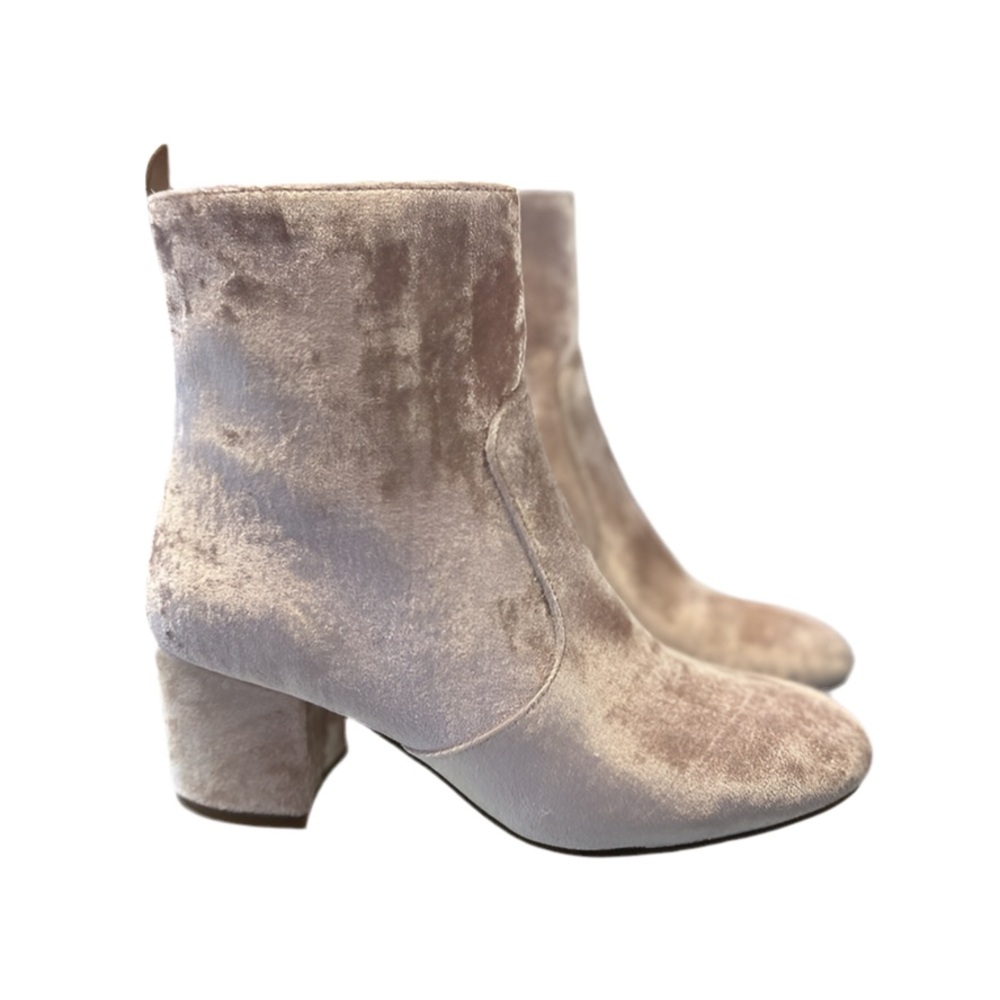 Coach New Pink Velvet Boots